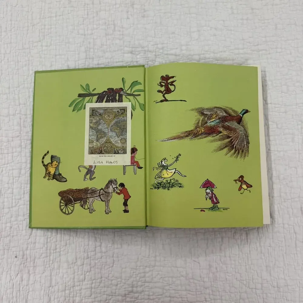 Vintage 1976 Illustrated Treasury Of Poetry For Children Hardcover Book